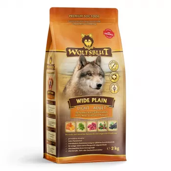 WOLFSBLUT Wide Plain Light Horse com Batata-doce - Alimento para cães - 2 kg