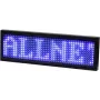 Placa de identificação ALLNET eletrónica programável Serial - Cor Azul
