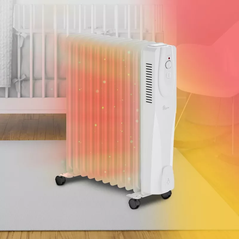 Radiador a óleo Extralink NY-25W1 2500W, 11 elementos