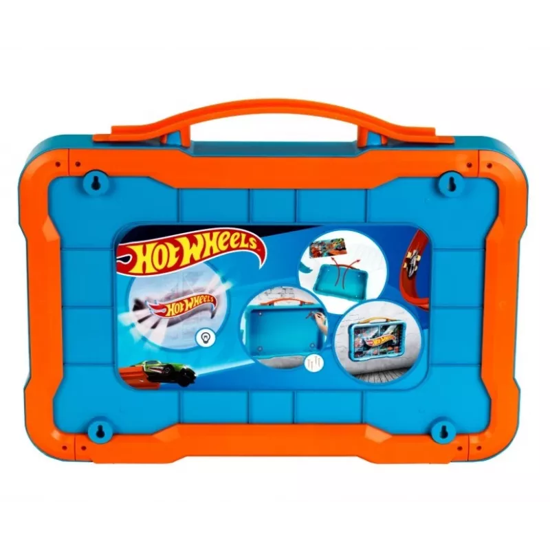 Mala de arrumação Hot Wheels com logótipo luminoso