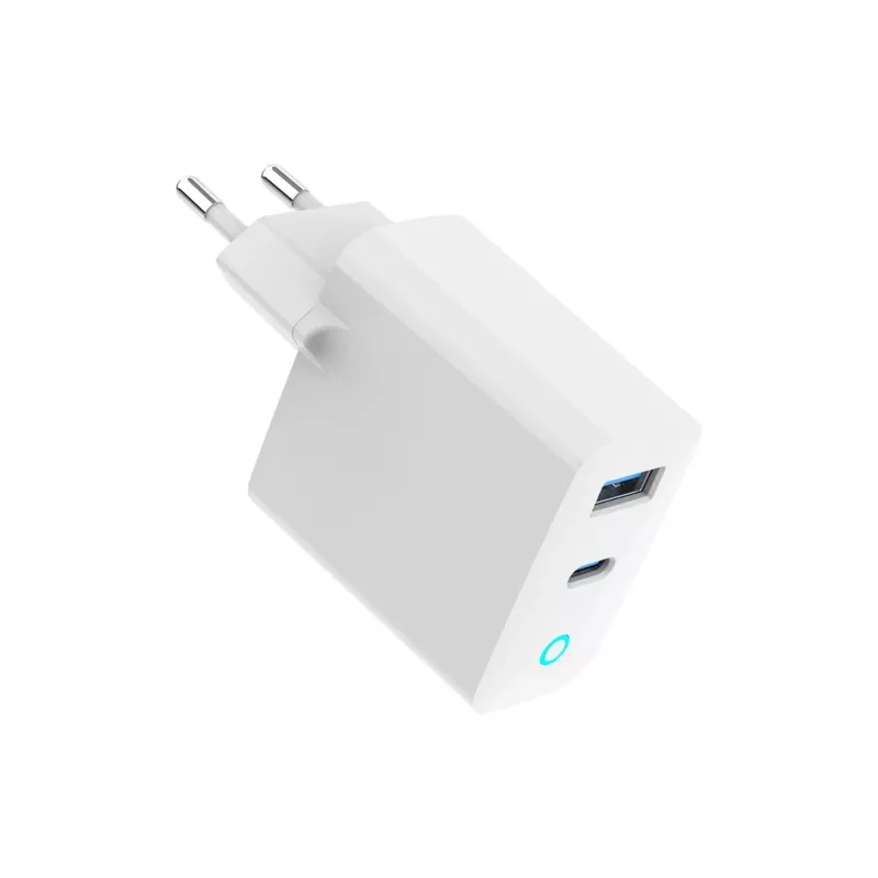 Carregador Gembird TA-UC-PDQC65L-W-01 para dispositivos móveis universal branco AC carregamento rápido interior
