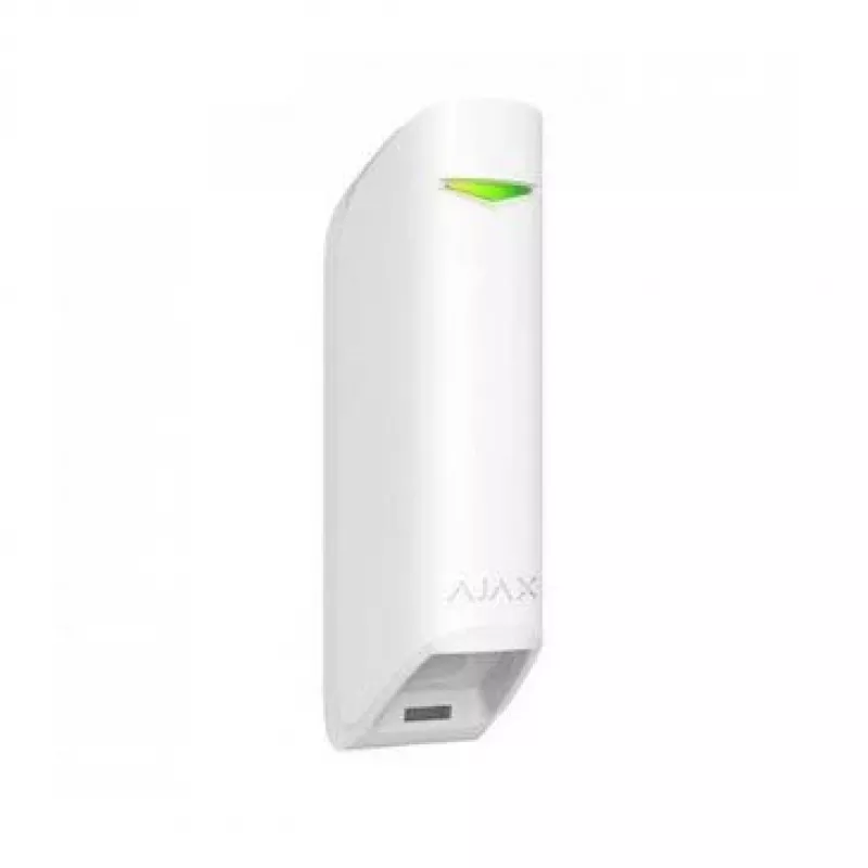Sensor infravermelho passivo Ajax 13268 sem fios parede branco suporte de montagem incluído