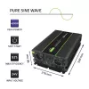 Qoltec Monolith Adaptador/conversor de corrente automóvel 4000 W Preto