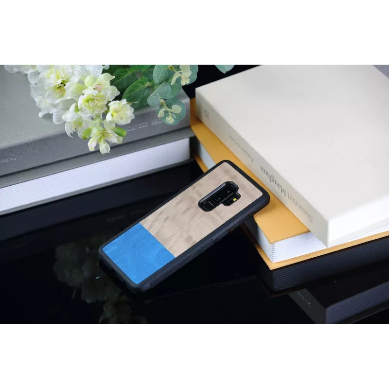 Capa para smartphone man and wood para Galaxy S9 Plus — preto pombo