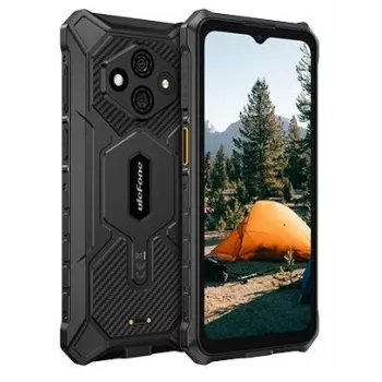 Smartphone robusto UleFone RugKing 3 Pro — 16,7 cm (6,56 polegadas) HD+, Unisoc T7250 1,6 GHz, 8 GB RAM, 128 GB, 48 MP Dual, 5700 mAh, Dual SIM, USB-C, preto