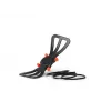 Suporte de telefone ajustável Deeper ITGAM0003 — suporte de telefone para cana de pesca, silicone, para telemóveis de 3,5–5 polegadas, 280 mm, preto