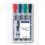Staedtler 356 B WP4 conjunto de marcadores para flipchart, 4 unid., preto azul verde vermelho