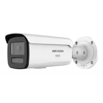Câmara de videovigilância IP bullet Hikvision DS-2CD2T46G3-4IZY (AcuSense) 2688×1520, 2,8/4 mm, exterior, montagem em teto/parede