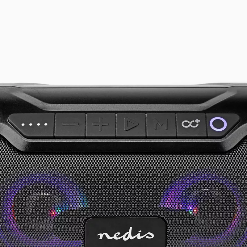 Altifalante portátil/para festas Nedis SPBB310BK Altifalante portátil estéreo Preto 36 W