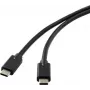 Cabo USB Renkforce RF-4531576 2 m USB 3.2 Gen 2 (3.1 Gen 2) USB-C preto (RF-4531576)