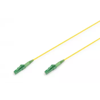 Cabo de patch de fibra ótica simplex Digitus monomodo LC/APC - LC/APC 15 m
