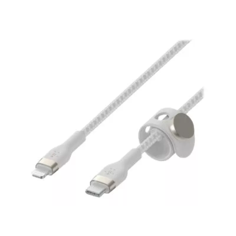 Belkin BOOST CHARGE - Cabo Lightning - USB-C macho de 24 pinos para Lightning macho - 1 m - branco - para Apple iPad/iPhone/iPod (Lightning)