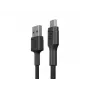 Cabo USB 2.0 Green Cell KABGC23, USB A para Micro-USB B, 0,3 m, preto