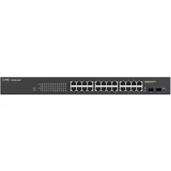 Zyxel GS1900-24HP gerido Gigabit Ethernet (10/100/1000) 1U preto