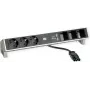 Desk2 3Schuko 3ABD Carregador USB Aço inoxidável (902.449)