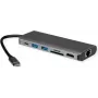 Docking station ROLINE 12021123 USB 3.2 Gen 1 Type-C cinzento Ethernet 1000 Mbit/s