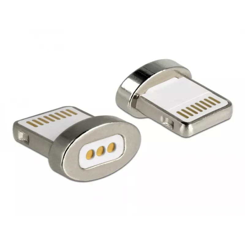 Adaptador Lightning DeLOCK - magnético para Lightning (M) - para Apple iPad/iPhone/iPod (Lightning) (65928)