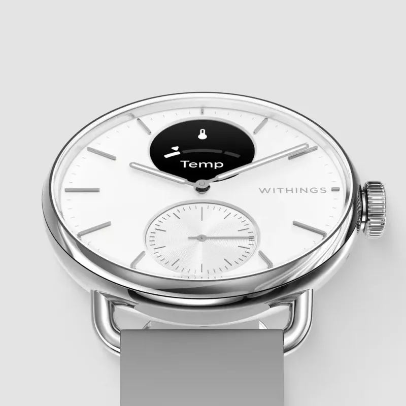 Withings ScanWatch 2 1,6 cm (0,63) OLED 38 mm híbrido aço inoxidável