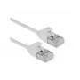 ROLINE DataCenter - Cabo de patch - RJ-45 (M) para RJ-45 (M) - 1,5 m - U/FTP - CAT 6a - sem halogéneos, moldado, snagless, fio flexível, 10 Gigabit Ethernet - cinzento, RAL 7035 (21.15.3304)