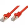 Cabo de rede shiverpeaks BASIC-S vermelho 20 m Cat7 S/FTP