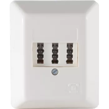 Tomada telefónica TAE-NFF ShiverPeaks 74060, 1 linha externa, saliente