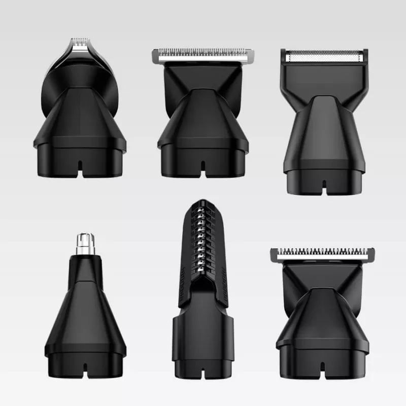Conjunto de corte de cabelo Maestro MR-661 6-em-1 – preto, conjunto de cuidados multifunções