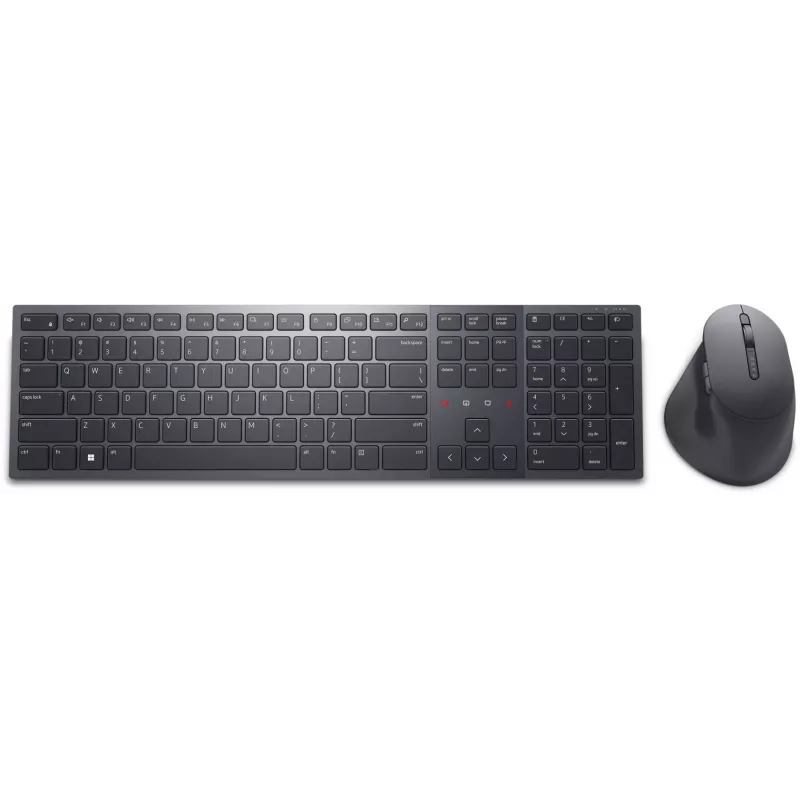 Teclado e rato Dell Premier Collaboration KM900 | conjunto de teclado e rato | sem fios | LT | grafite | USB-A | ligação sem fios