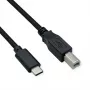 Cabo ROLINE USB 2.0 Type-C, C - B, ST/ST, preto, 3 m (11.02.8337)