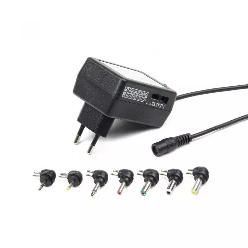 EnerGenie EG-MC-008 adaptador/fonte de alimentação para interior 12 W preto