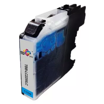 Cartucho de tinta TB compatível com Brother LC225XL ciano novo