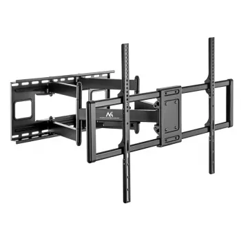 Suporte de parede para TV Maclean MC-482 para televisores planos e curvos 60-120 polegadas até máx. 120 kg, VESA 900x600, orientável, inclinável e rotativo, suporte de TV universal