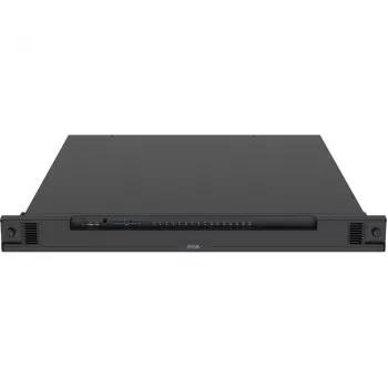 Gravador de vídeo em rede AXIS S2216 Mk II 1U Preto — 16 canais, até 7680×4320, HDD de 4 TB (máx. 16 TB), SSD de 256 GB, RAID 0/1/10, FIPS 140-2 L2