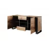 Cómoda Cama WOOD carvalho wotan/antracite
