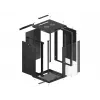 Armário rack de parede LANBERG WF01-6618-10B, 18U, 600×600×907 mm, preto, 60 kg