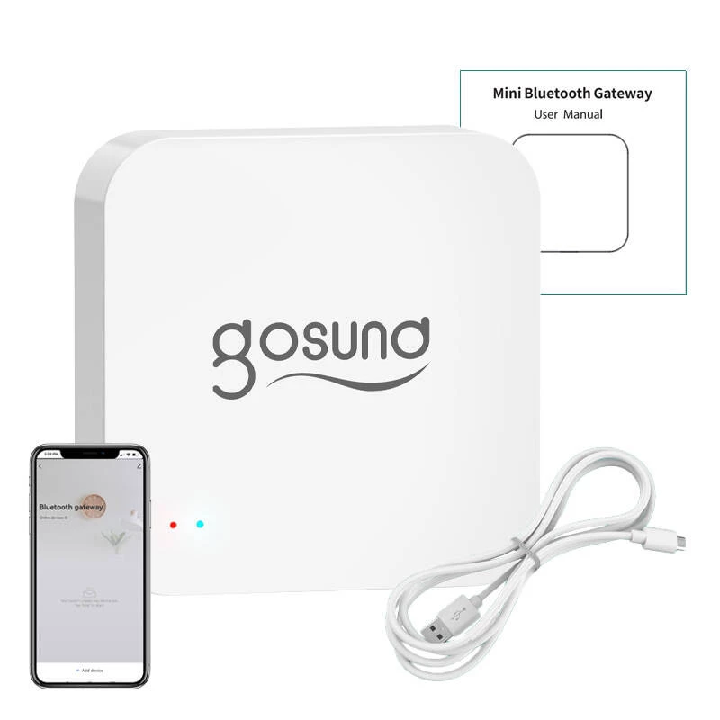 Gateway Gosund G2 — gateway inteligente Bluetooth BLE Wi‑Fi Mesh com função de alarme Tuya