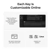 Teclado mecânico Full-Size Keychron V6 Ultra 8K — QWERTY, Bluetooth, RGB, preto
