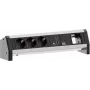 BACHMANN DESK 3x tomada Schuko 1x carregador USB 1x ABD GST18 (902.0253)