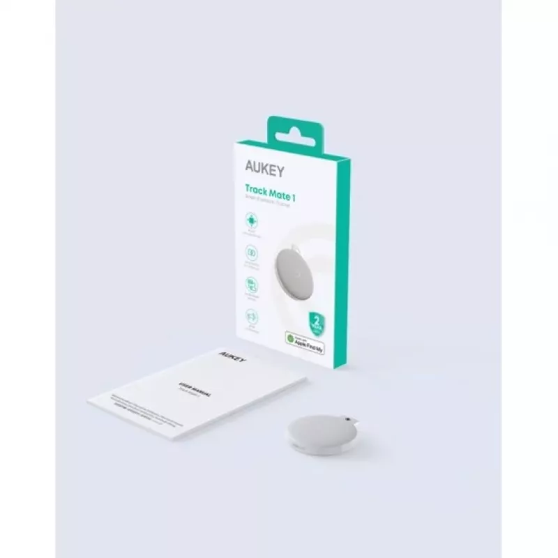 AUKEY Smart Mini Air Tag Rastreador Bluetooth para Apple Track Mate 1 Série TM-10
