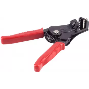 Alicate de descarnar ShiverPeaks 02-22010 para condutores 2,5/4/6 mm², vermelho
