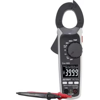 VOLTCRAFT VC-522 Alicate amperímetro digital CAT III 600 V Visor (contagens): 4000 (VC-8466755)