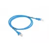 Lanberg PCU6-20CC-0100-B Cabo patch Cat6 U/UTP, 1 m, azul, 10 unidades