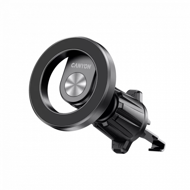 CANYON Suporte magnético para automóvel OnGrip 12 ventosa + ventilação preto