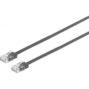 Cabo de rede ShiverPeaks 5m Cat.6 preto Cat6 U/UTP RJ-45