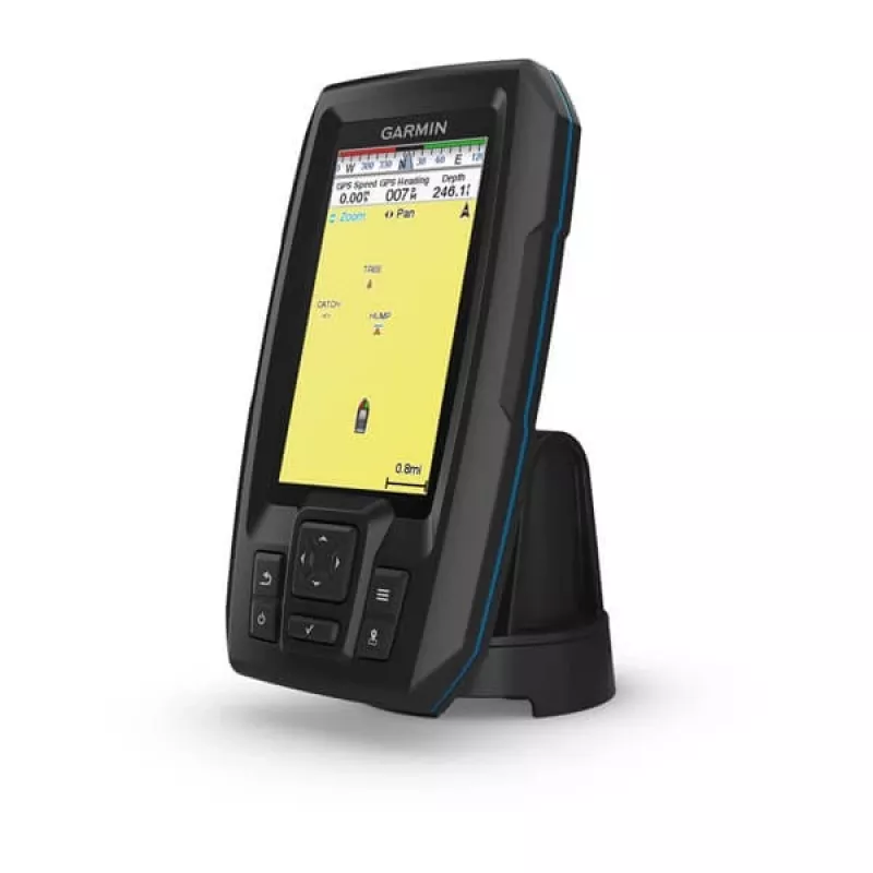 Detetor de peixes GARMIN STRIKER Vivid 4cv ecrã de 4 polegadas (10,2 cm), 272×480 px, 300 W RMS