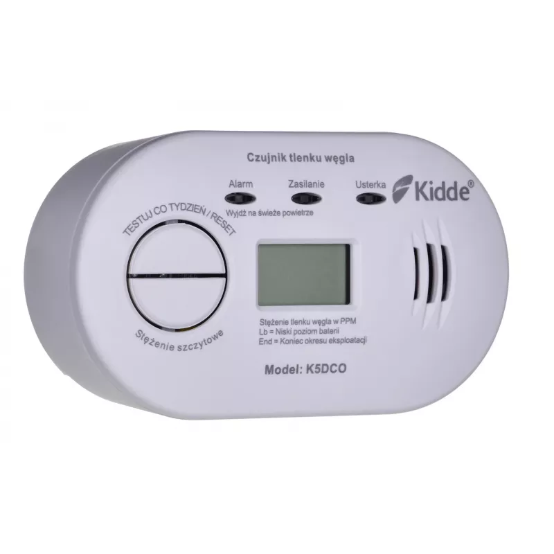 K5DCO KIDDE Detetor de monóxido de carbono e monóxido de carbono