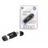 Leitor de cartões LOGILINK CR0007 USB 2.0 para SD/MMC, preto, até 480 Mbit/s