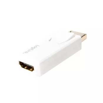 Adaptador de género LogiLink CV0100 DisplayPort para HDMI branco