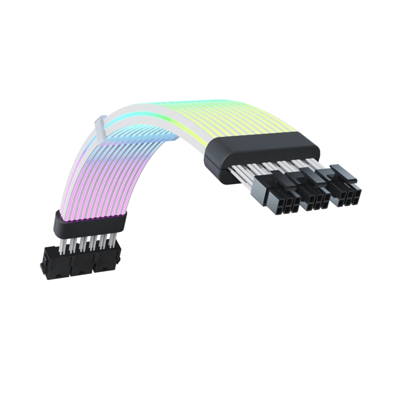 Gamemax | Cabo de extensão para fonte de alimentação | VGA 3x8PIN-B | Preto