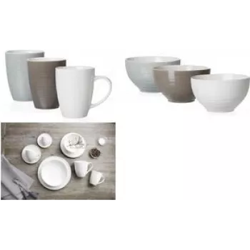 Caneca de café em porcelana ritzenhoff & breker SUOMI branco-creme 0,31 l apta para máquina de lavar louça