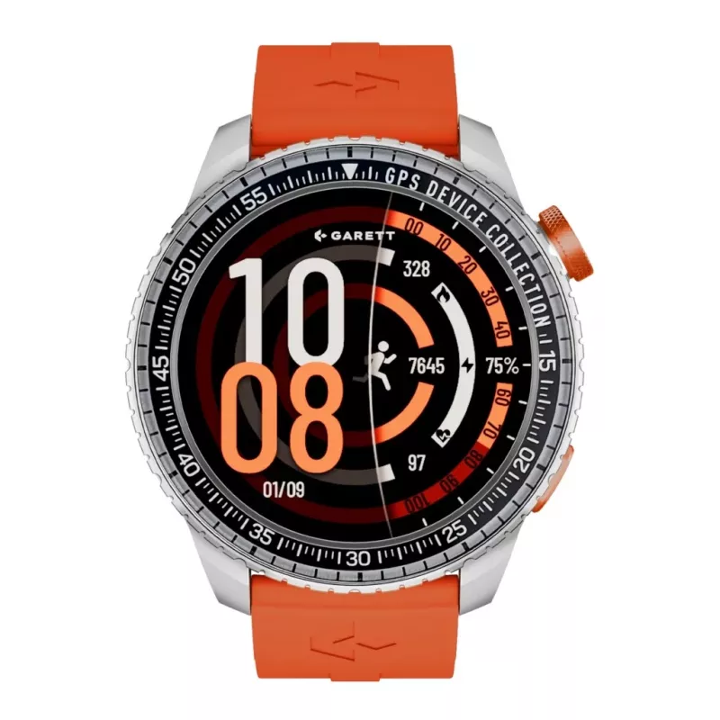 Smartwatch Garett Compass GPS prateado — Smartwatch Garett Compass GPS, prateado